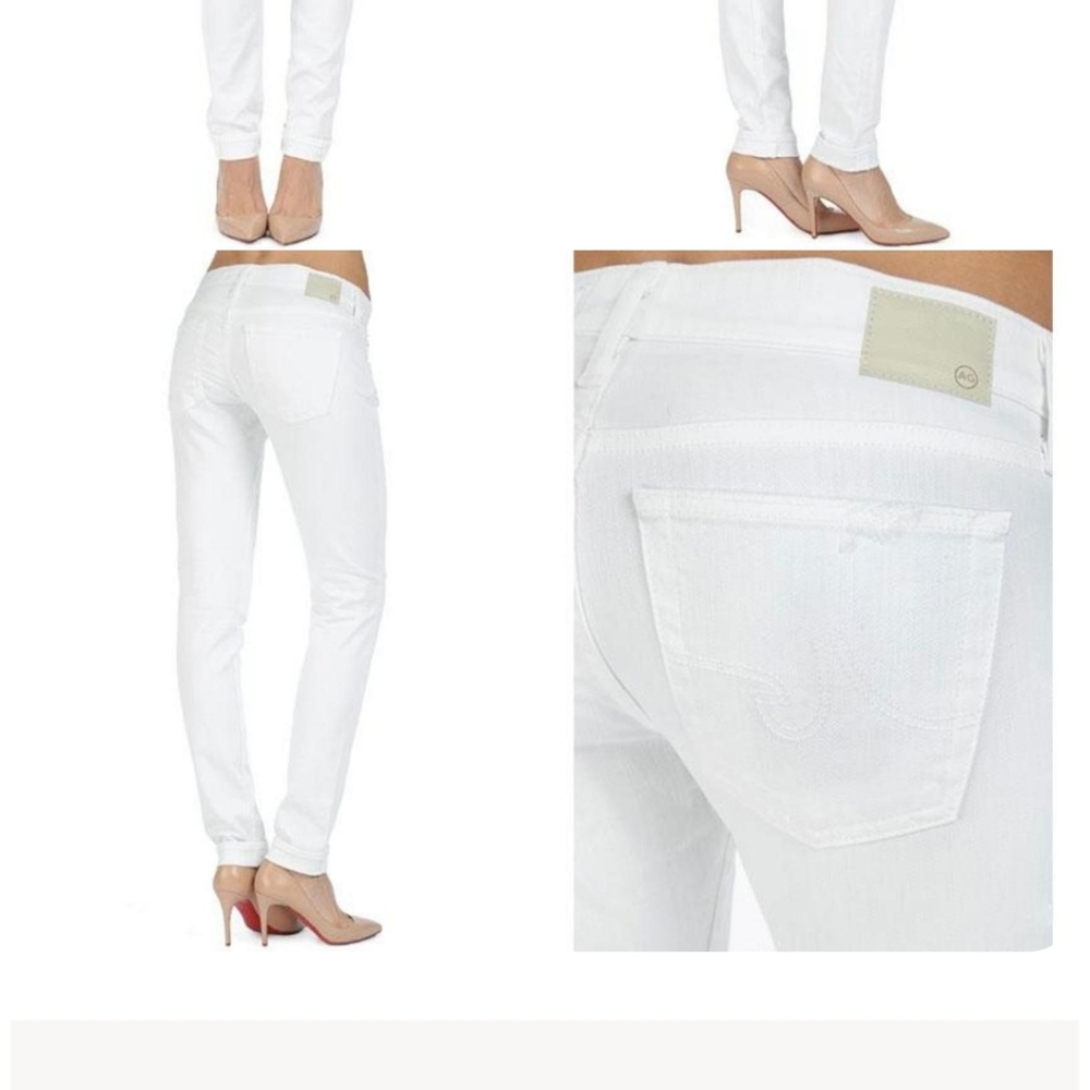 AG Adriano Goldschmied The Nikki Relaxed Skinny Jeans - White 26 R